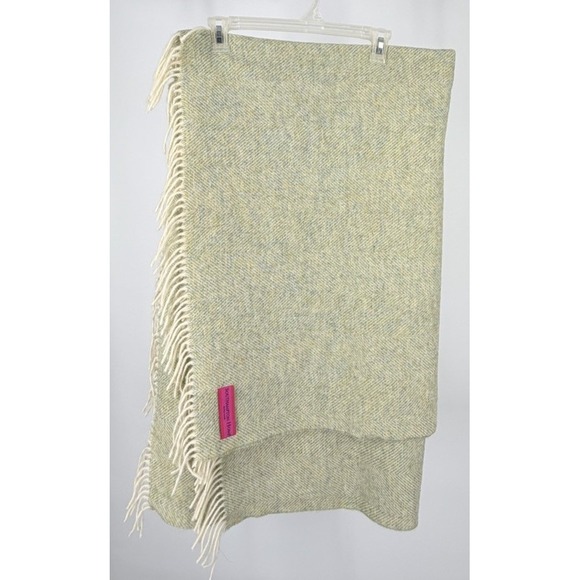 Southampton Home Wool Herringbone Throw (Meadow)55x70